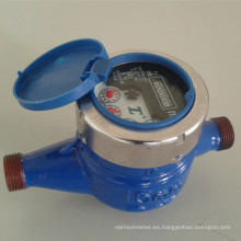 Medidor de agua de un solo jet con Dn15 / 20 / 25mm